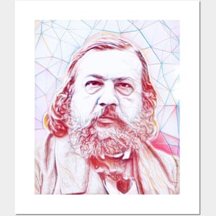 Theophile Gautier Portrait | Theophile Gautier Artwork | Line Art Posters and Art